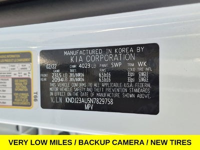 2022 Kia Soul LX w/Low Miles