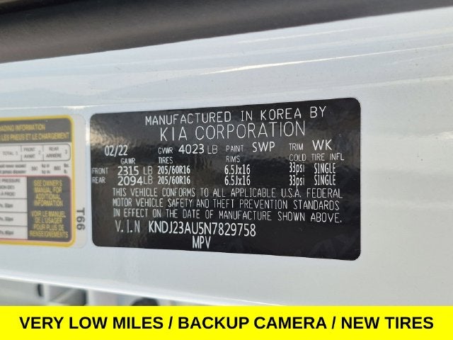 2022 Kia Soul LX w/Low Miles