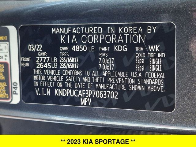 2023 Kia Sportage LX AWD