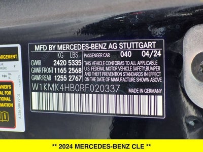 2024 Mercedes-Benz CLE CLE 300 4MATIC®