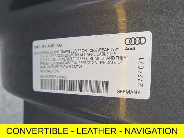 2024 Audi A5 45 S line Prestige quattro