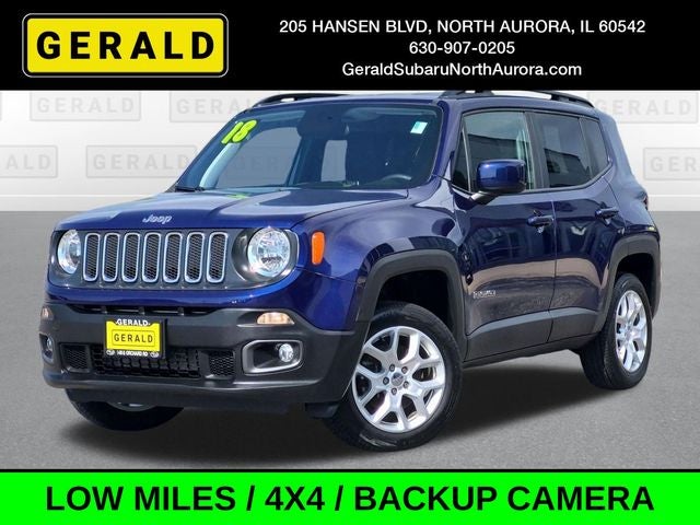 2018 Jeep Renegade Latitude 4X4 w/Low Miles & Heated Seats
