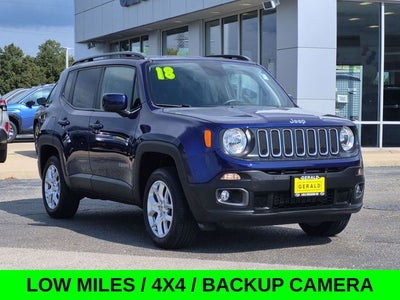 2018 Jeep Renegade Latitude 4X4 w/Low Miles & Heated Seats