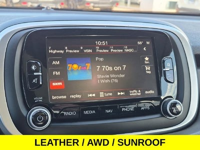 2017 FIAT 500X Trekking AWD w/Leather & Moonroof