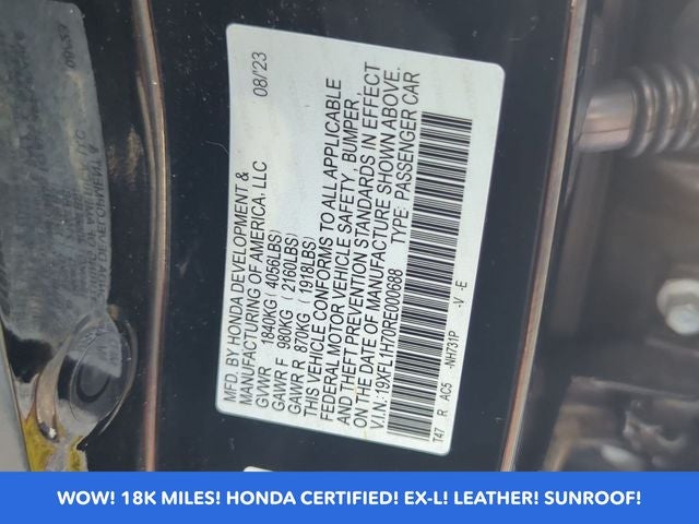 2024 Honda Civic EX-L
