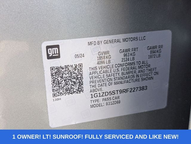 2024 Chevrolet Malibu LT 1LT
