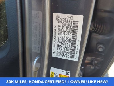 2019 Honda Accord EX