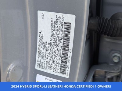 2024 Honda Accord Hybrid Sport-L