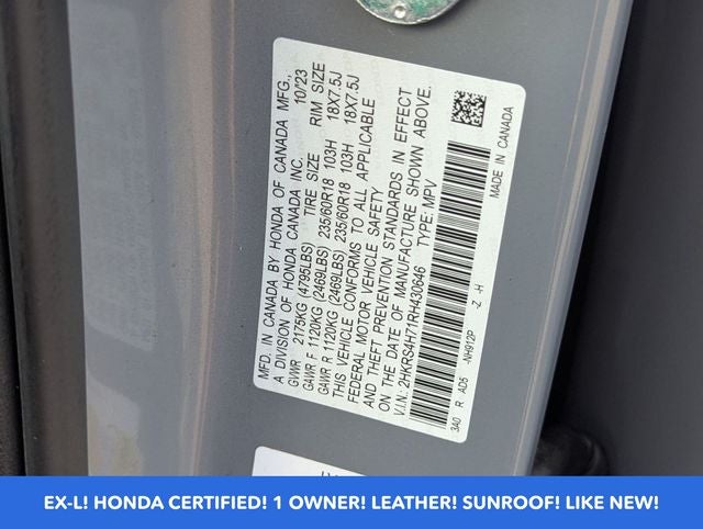 2024 Honda CR-V EX-L AWD