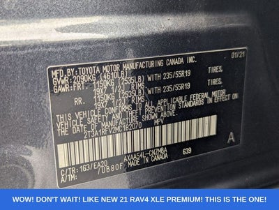 2021 Toyota RAV4 XLE Premium AWD