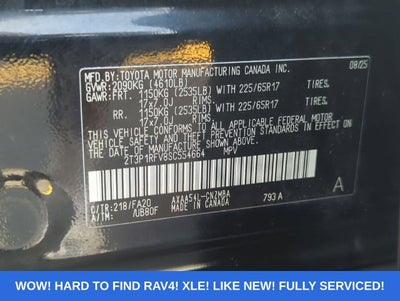 2025 Toyota RAV4 XLE AWD