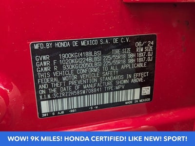 2025 Honda HR-V Sport AWD
