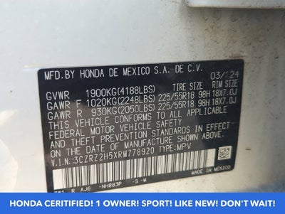 2024 Honda HR-V Sport AWD