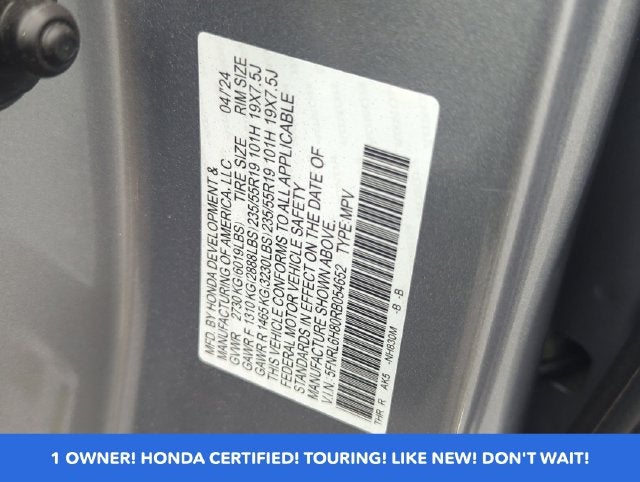 2024 Honda Odyssey Touring
