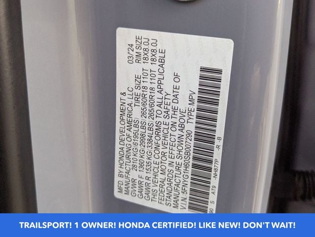 2025 Honda Pilot TrailSport