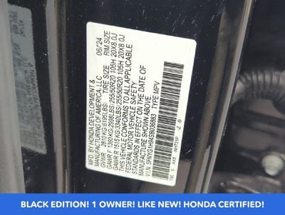 2025 Honda Pilot Black Edition AWD
