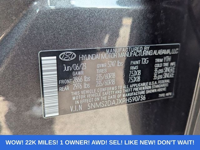 2023 Hyundai Santa Fe SEL AWD