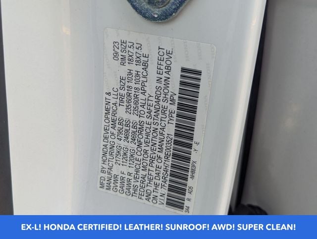 2024 Honda CR-V EX-L AWD