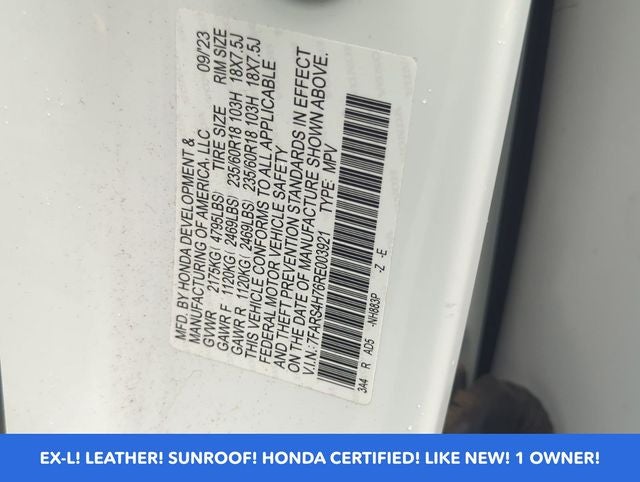 2024 Honda CR-V EX-L AWD