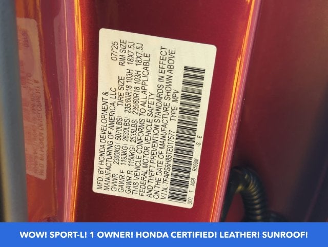 2026 Honda CR-V Hybrid Sport-L AWD