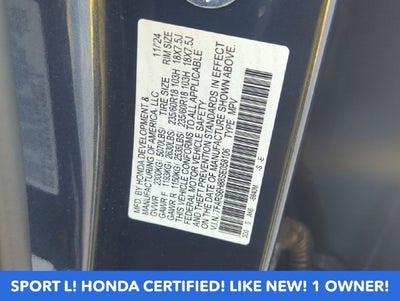 2025 Honda CR-V Hybrid Sport-L AWD