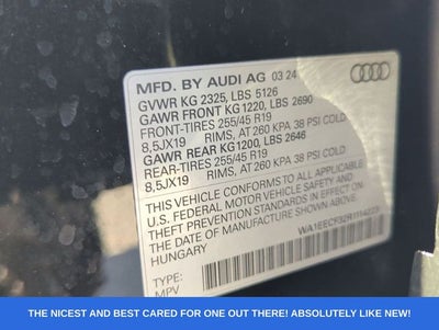 2024 Audi Q3 Premium Plus S Line quattro