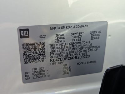 2024 Buick Envista Sport Touring Preferred Equip Group Convenience Safety Package
