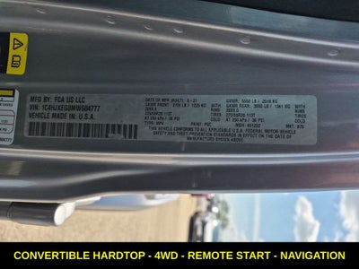 2021 Jeep Wrangler Unlimited Sahara High Altitude 4WD