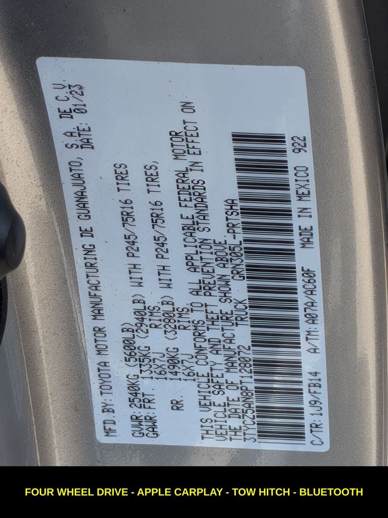 2023 Toyota Tacoma SR 4WD V6