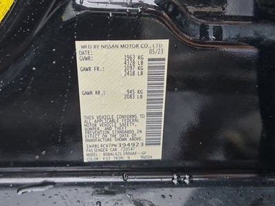 2023 Nissan Altima 2.5 SR