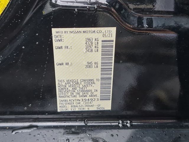 2023 Nissan Altima 2.5 SR