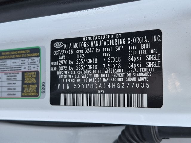 2017 Kia Sorento EX