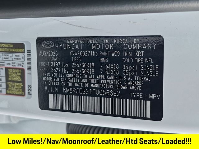 2026 Hyundai Palisade XRT Pro