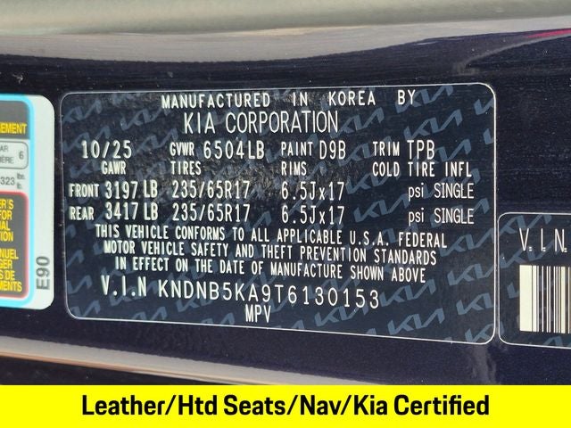 2026 Kia Carnival Hybrid LXS