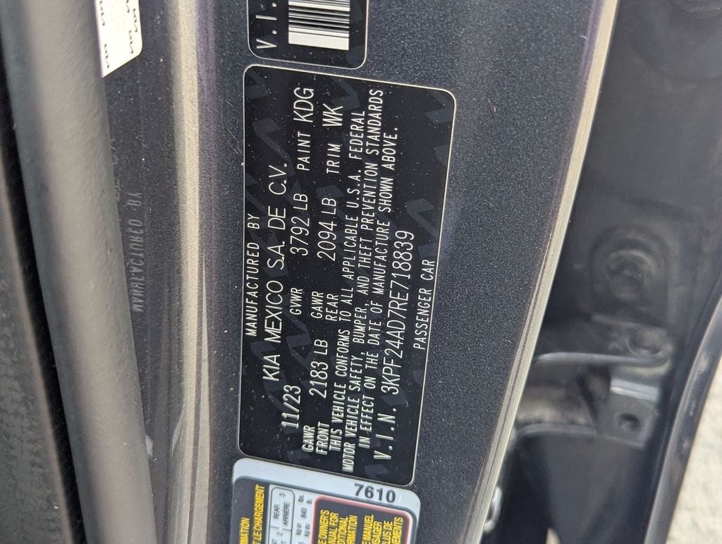 2024 Kia Forte LXS