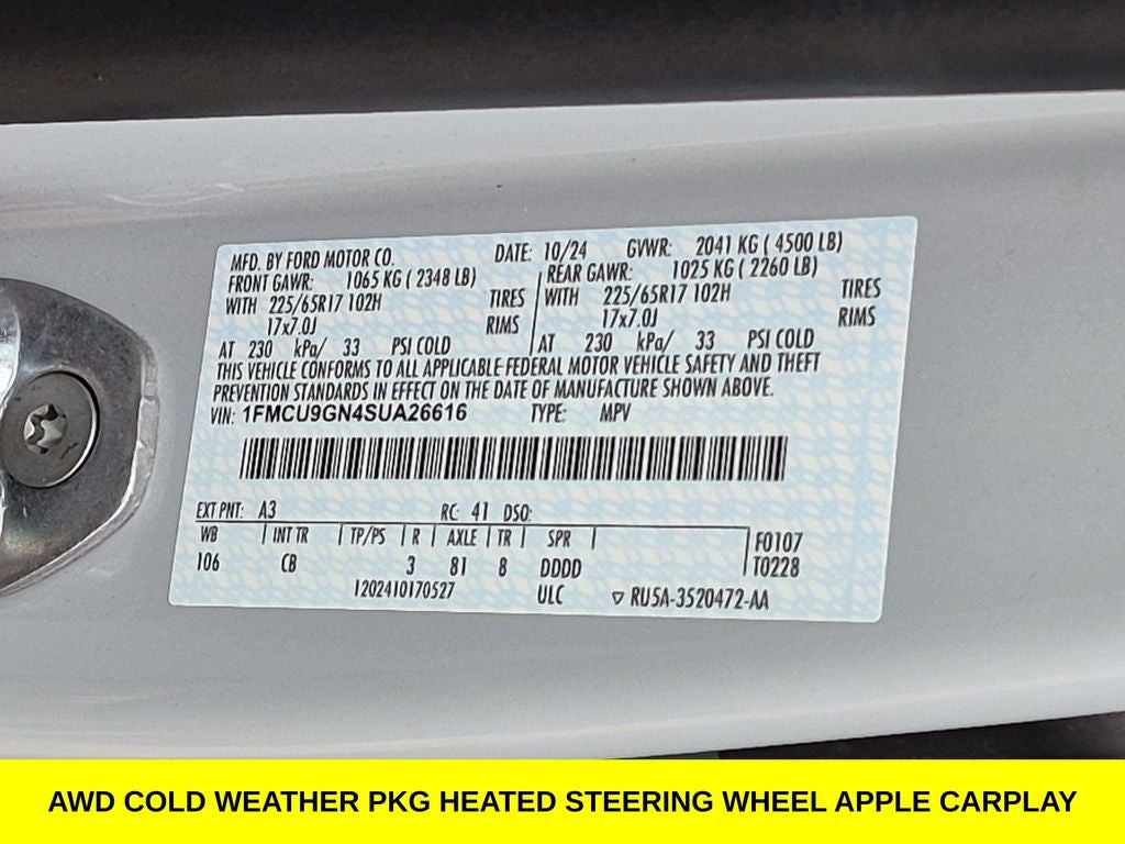 2025 Ford Escape Active