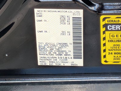 2023 Nissan Altima 2.5 SR