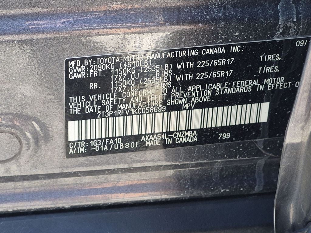 2019 Toyota RAV4 XLE