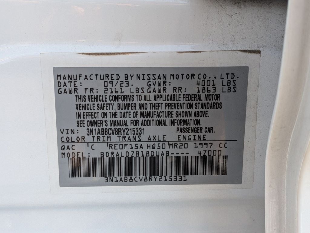 2024 Nissan Sentra SV