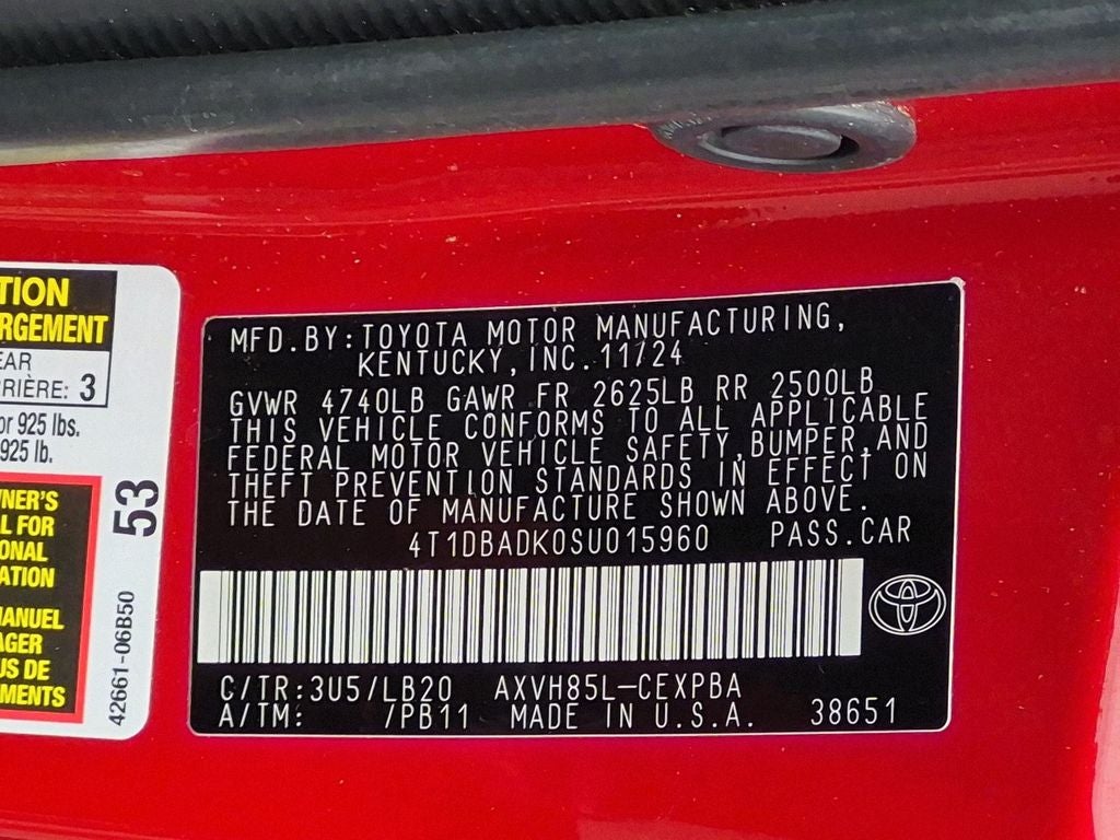 2025 Toyota Camry XSE