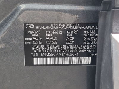 2019 Hyundai Santa Fe Ultimate