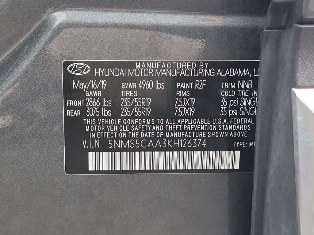 2019 Hyundai Santa Fe Ultimate