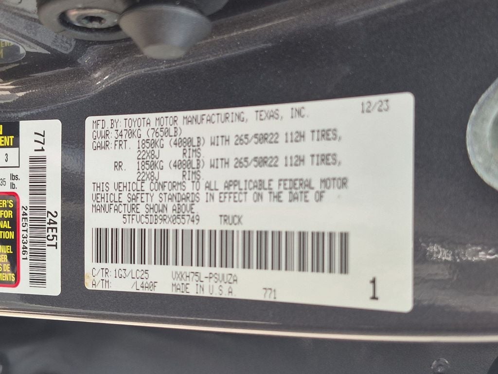 2024 Toyota Tundra Hybrid Capstone