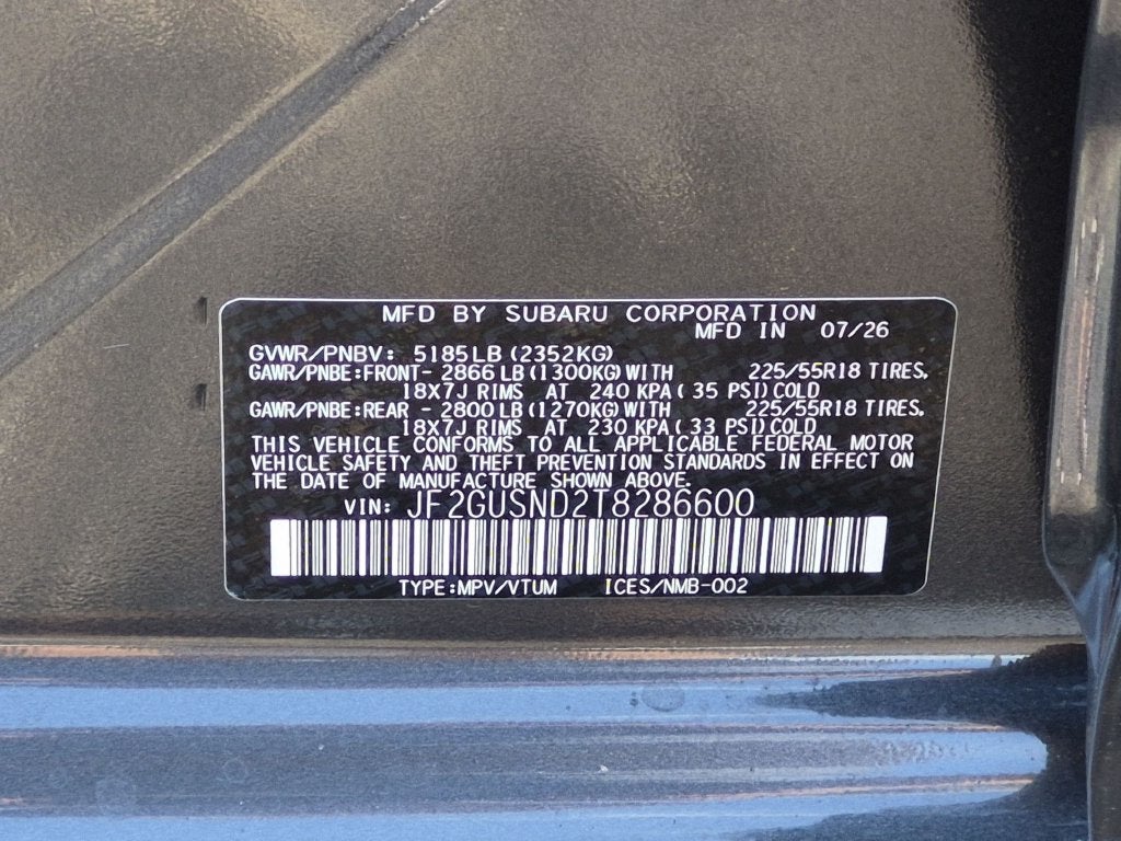 2026 Subaru Crosstrek Hybrid Limited