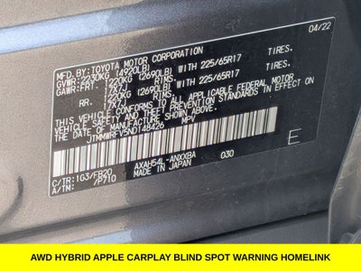 2022 Toyota RAV4 Hybrid LE