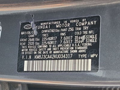2019 Hyundai Tucson Value