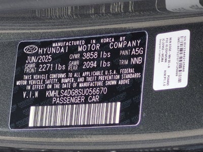 2025 Hyundai Elantra SEL Convenience