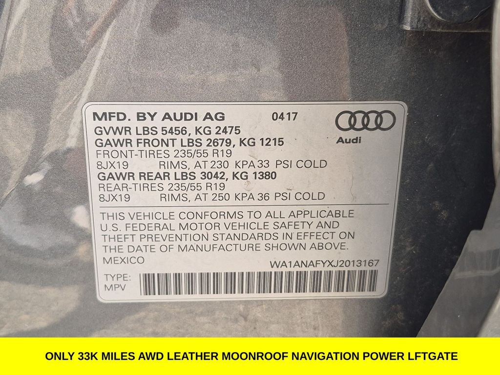 2018 Audi Q5 2.0T Premium quattro