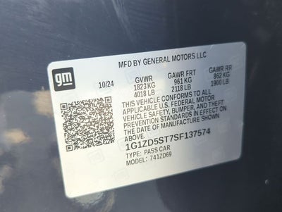 2025 Chevrolet Malibu LT 1LT