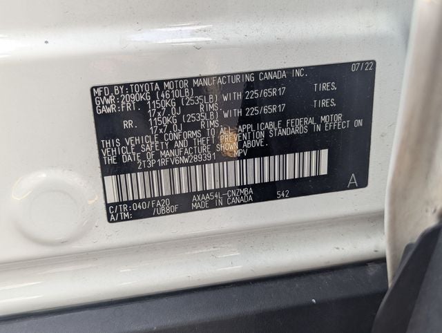 2022 Toyota RAV4 XLE